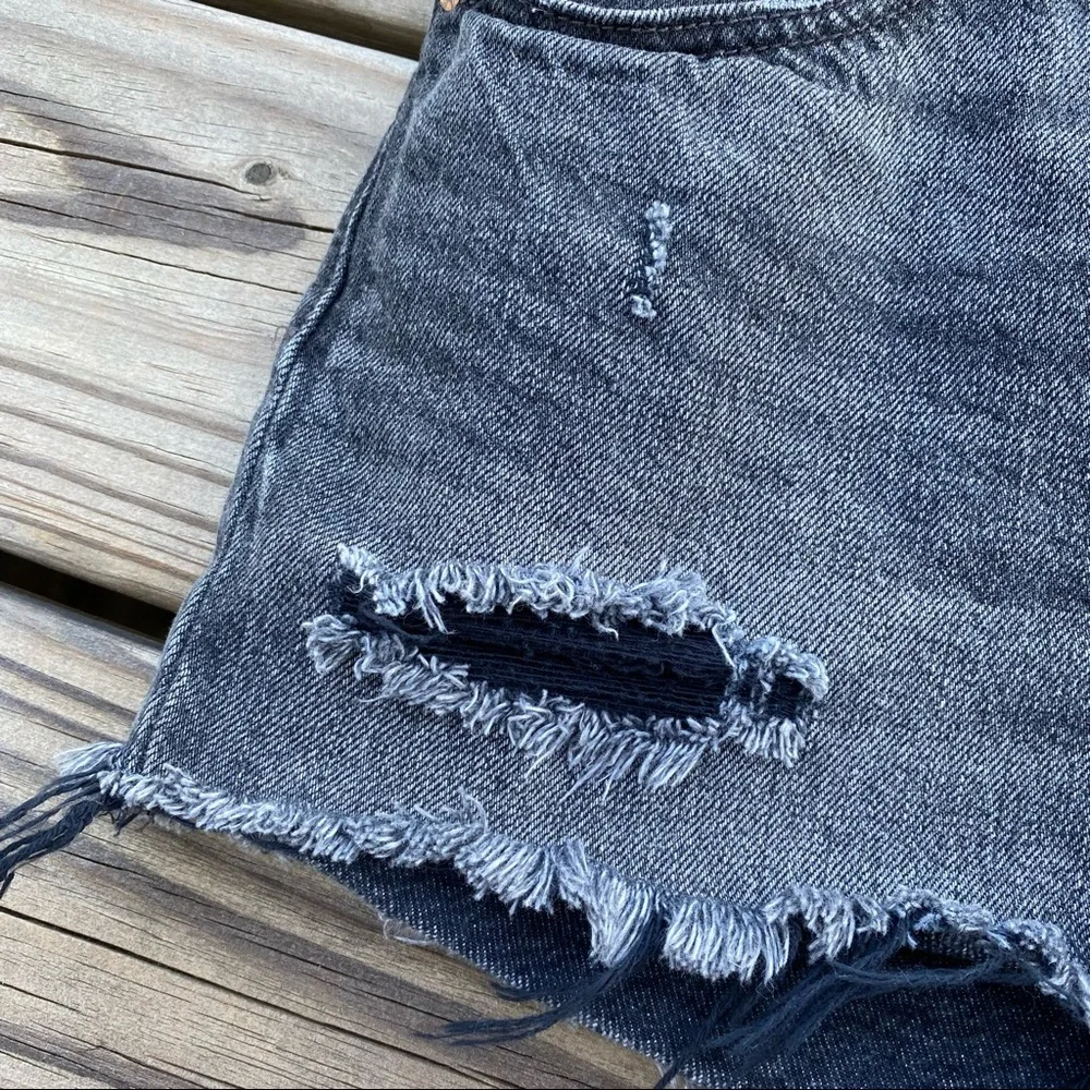 Levi’s 501 Denim Shorts Red Tab Faded Black